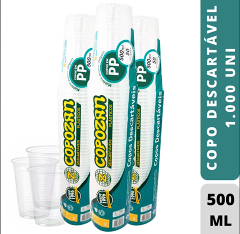 COPO PP 500 ML C50 UND
